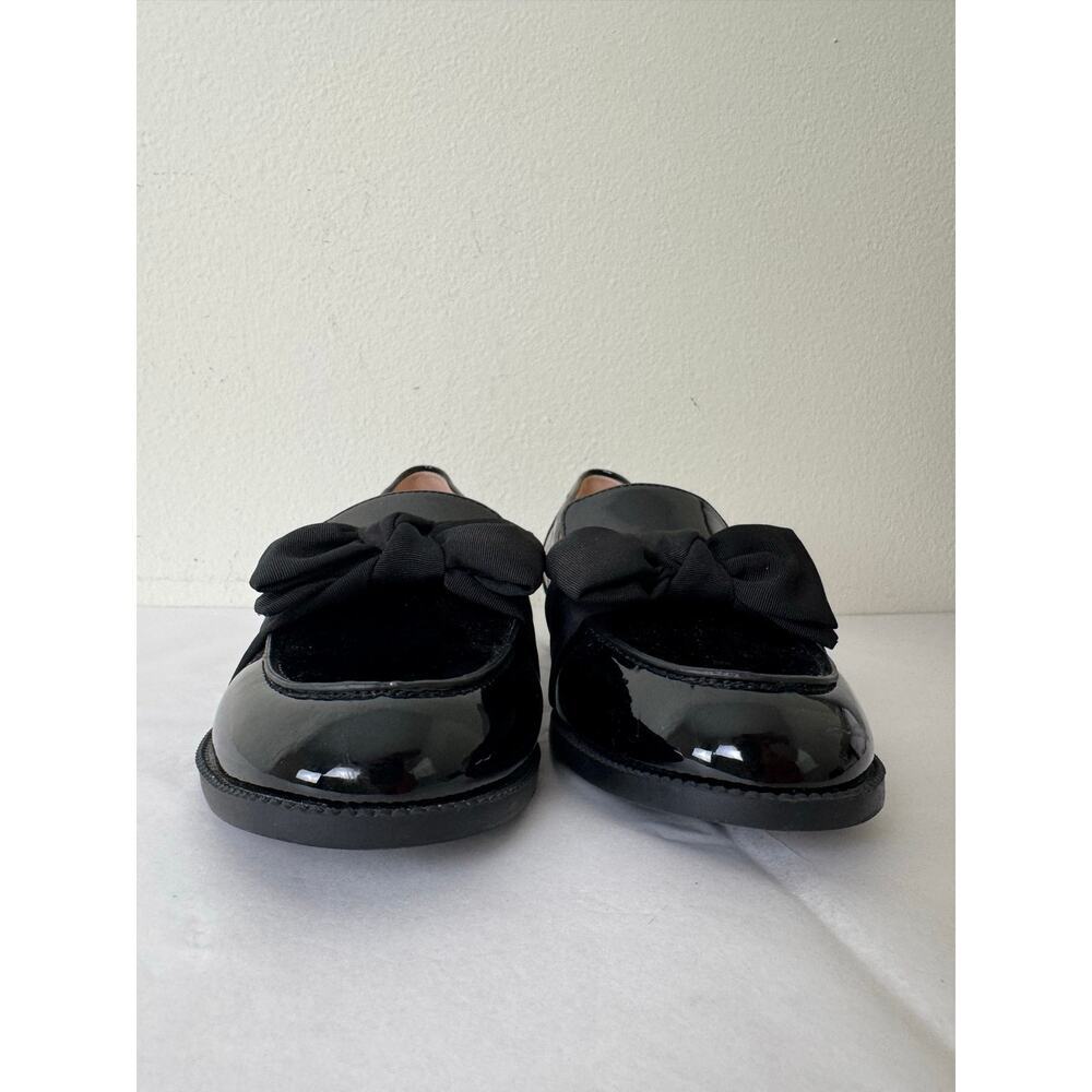 Bandolino Lindio Patent Loafers Grosgrain Bow Black Slip On Shoes 8.5 - Picture 6 of 13